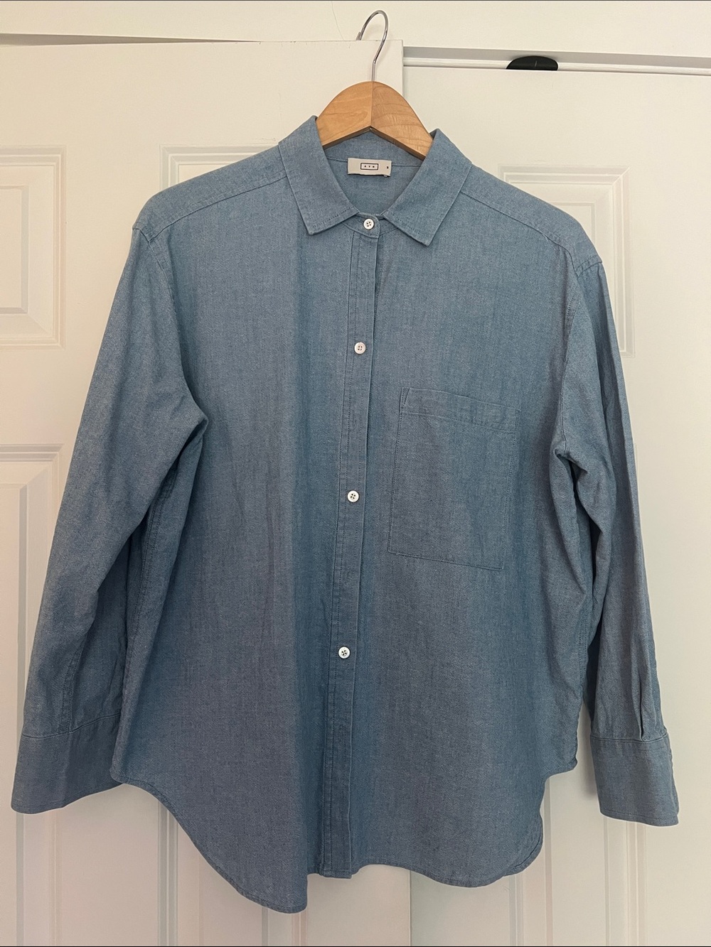 AYR Deep End Indigo Oxford Button-Up Shirt